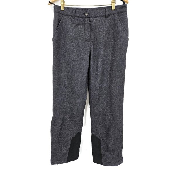 Prada Charcoal Grey Wool Ski Pants Womens 40/4 Lined Made in Italy - Picture 3 of 11